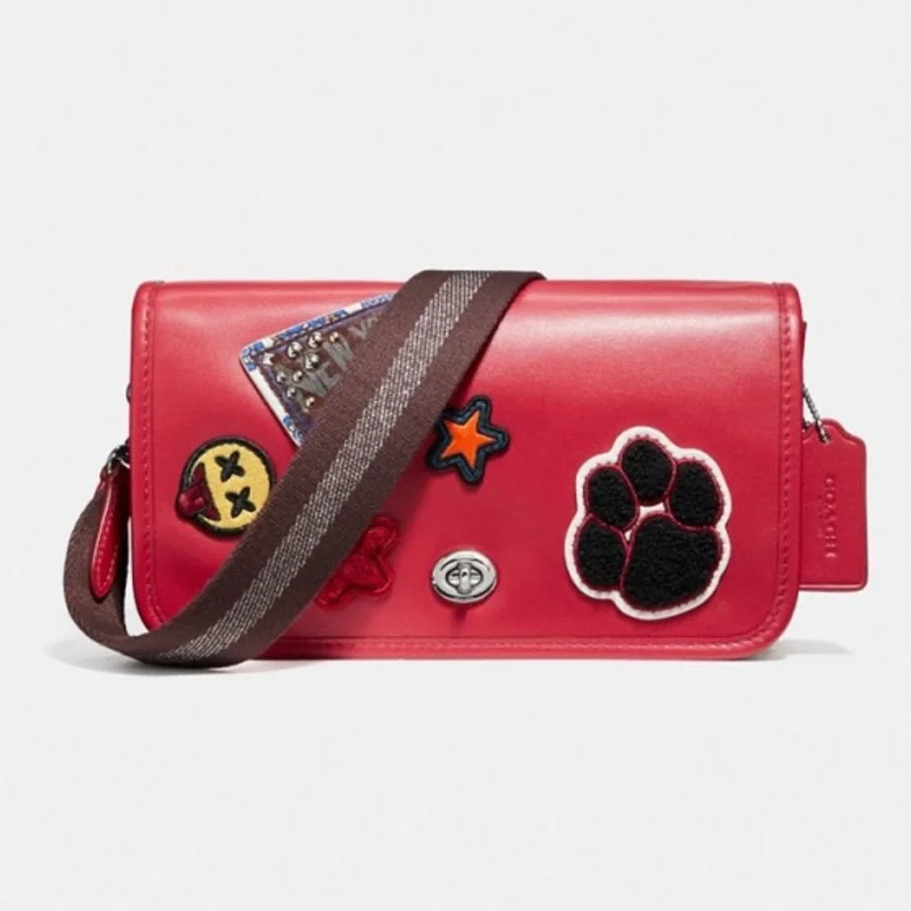 COACH Penny Varsity Patches Crossbody Bag - Picture 1 of 16